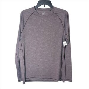 Old Navy Active Men’s Bundle 2 Go-Dry Cool Shirts Sz M Plum Gold Raglan Gym NEW